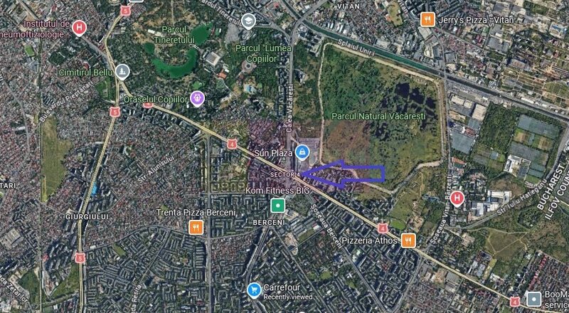 Teren intravilan 210 mp, Metrou Piata Sudului - SUN PLAZA